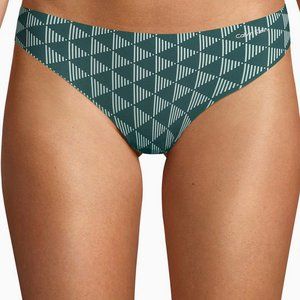 Calvin Klein Thong Panties Invisibles Laser Cut Underwear Pyramid Stripe D3507